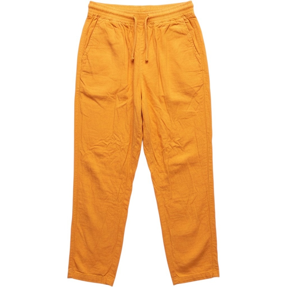 Blanco By Nature Pants Womens Medium Orange Drawstring Elastic Waist Tapered